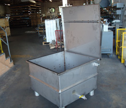Stainless Steel Tank Open